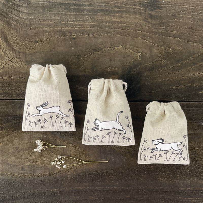 Small drawstring bag-Rabbit