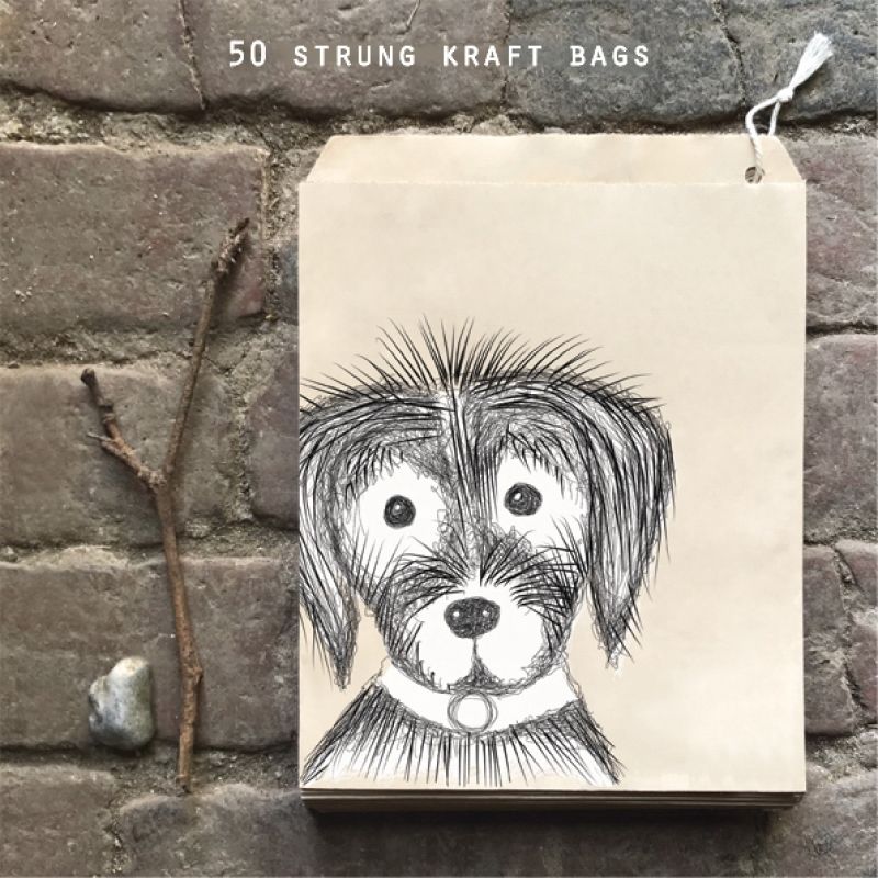 50 Strung bags-Dog