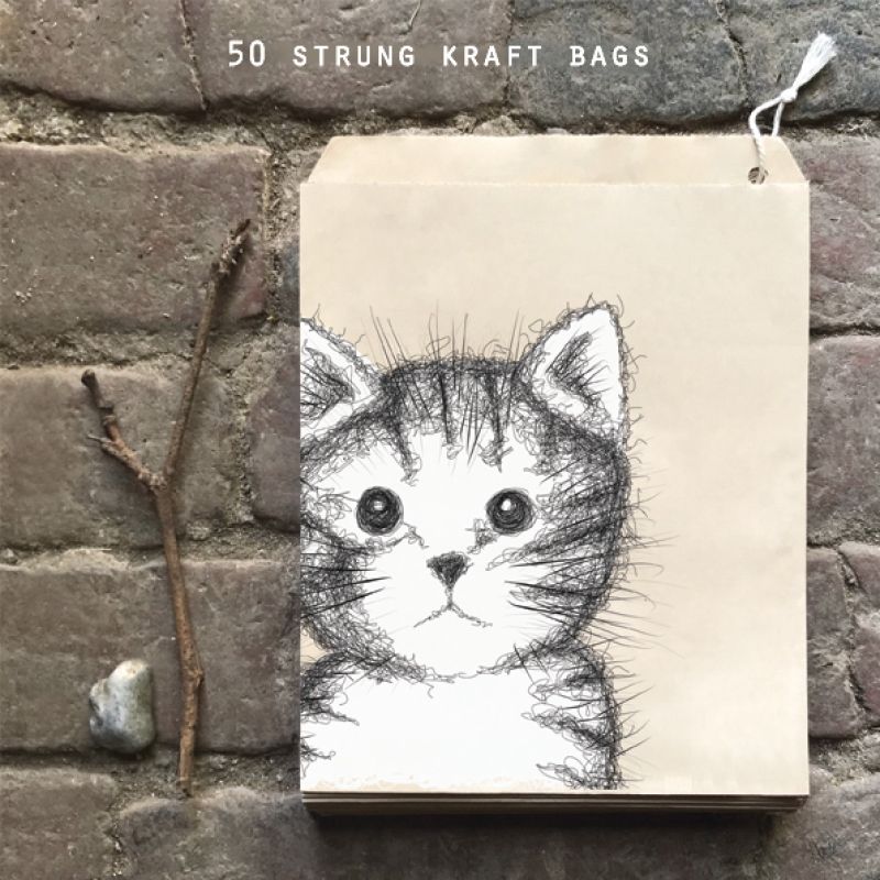 50 Strung bags-Cat