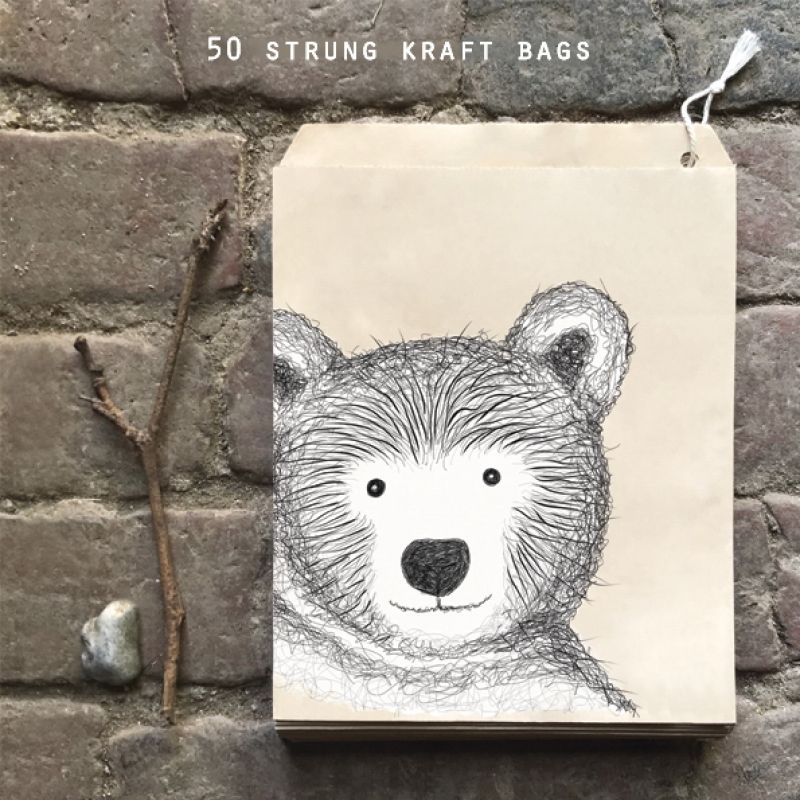 50 Strung bags-Bear