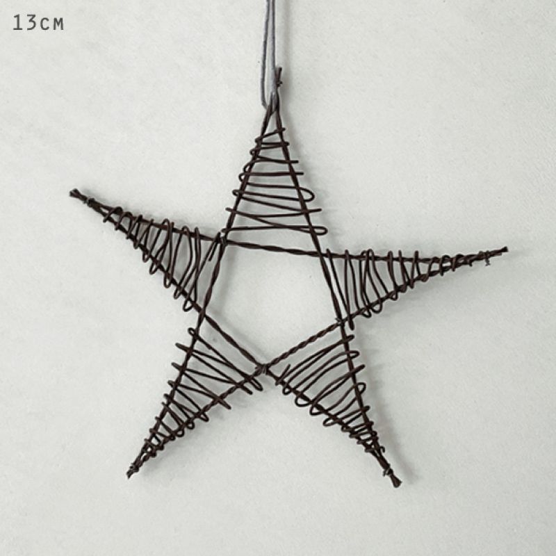 Rusty wire hanging-Star