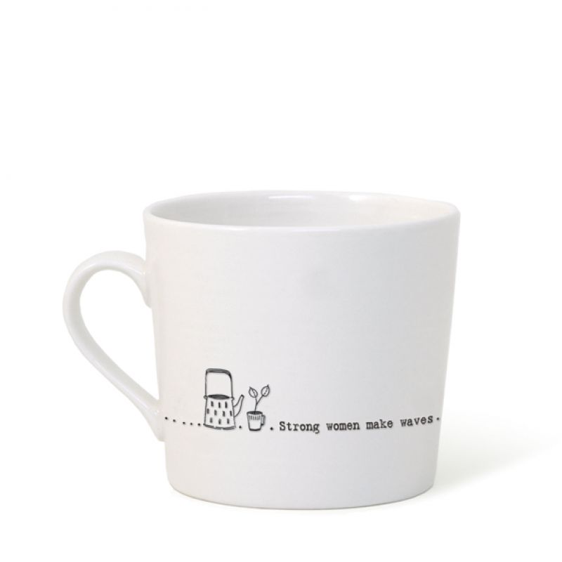 Wobbly mug-Strong women make waves