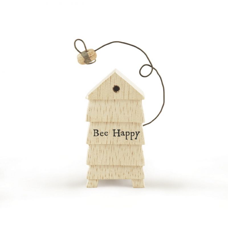 Wood scene-Bee happy beehive