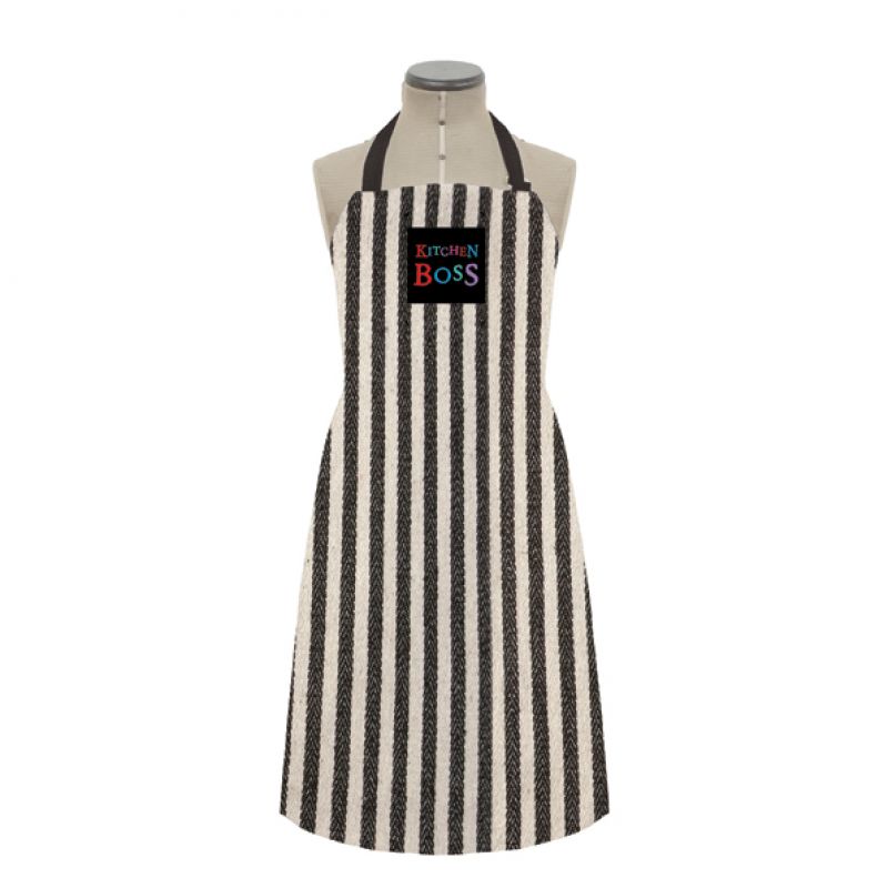 Wide stripe apron-Kitchen boss