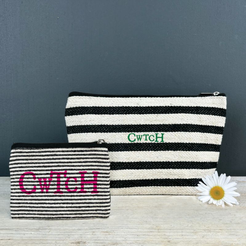 Purse thin stripe-Cwtch