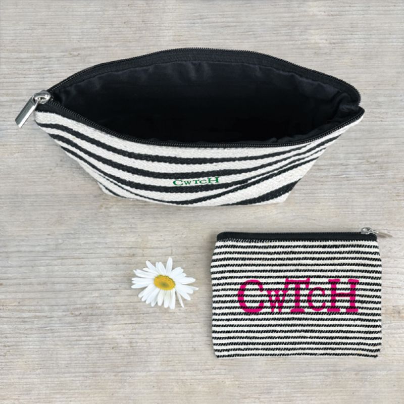 Purse thin stripe-Cwtch