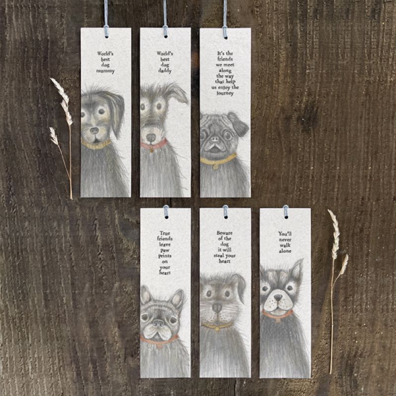 Dog bookmark-It's the friends we meet