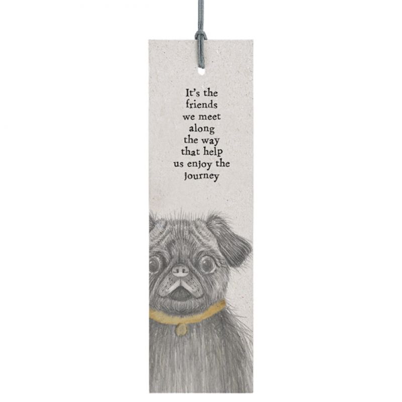 Dog bookmark-It's the friends we meet