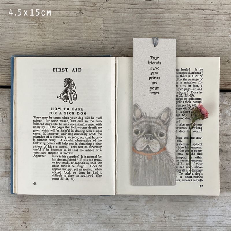 Dog bookmark-True friends