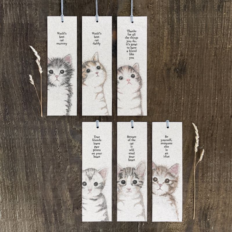 Cat bookmark-True friends