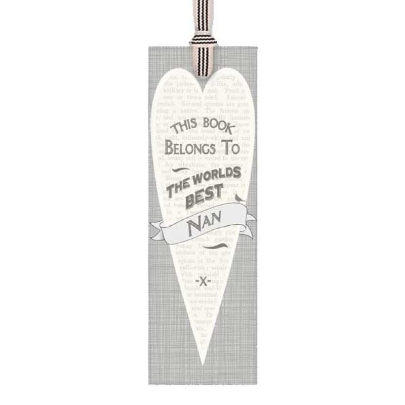 Heart bookmark - This book belongs…