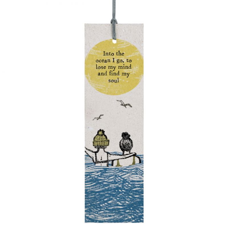 Swimmer bookmark-Into the ocean I go