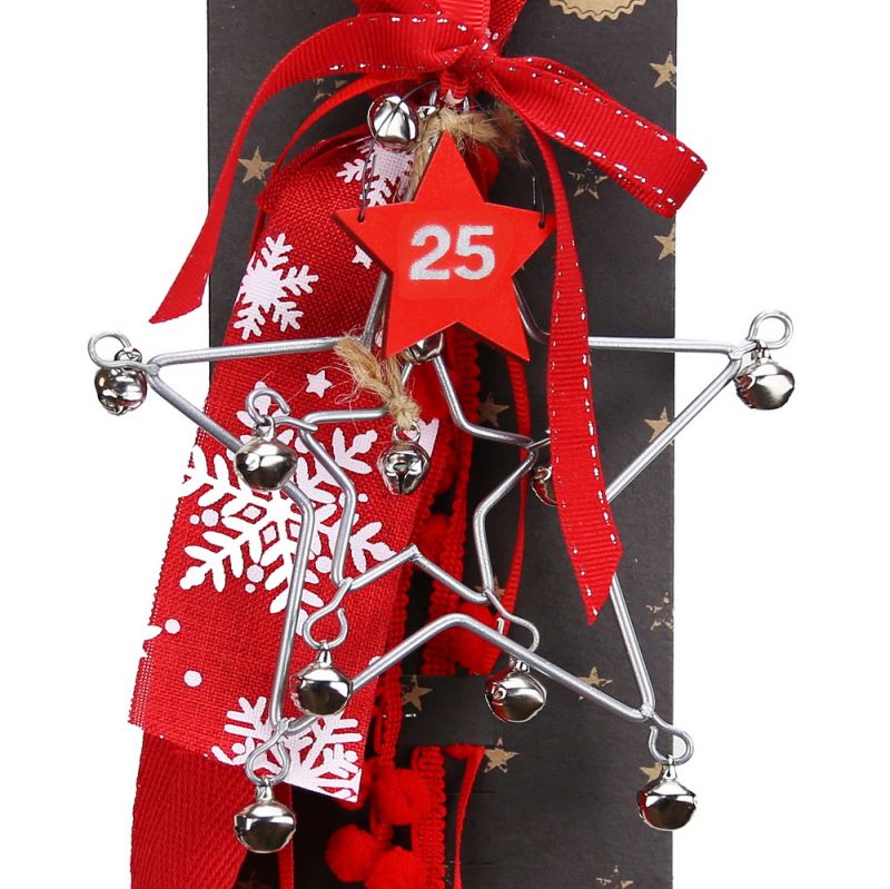 Lucky charm - Star hanger with bells metal