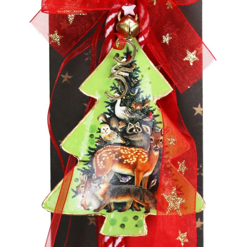 Lucky charm - Green Tree with Animals