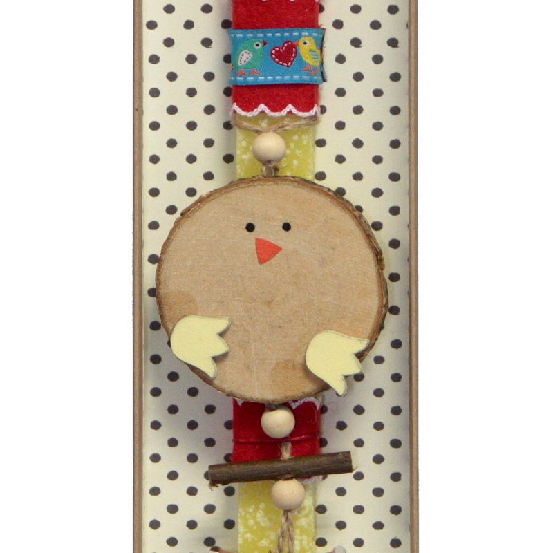 Easter Candle Hanger chicken wood