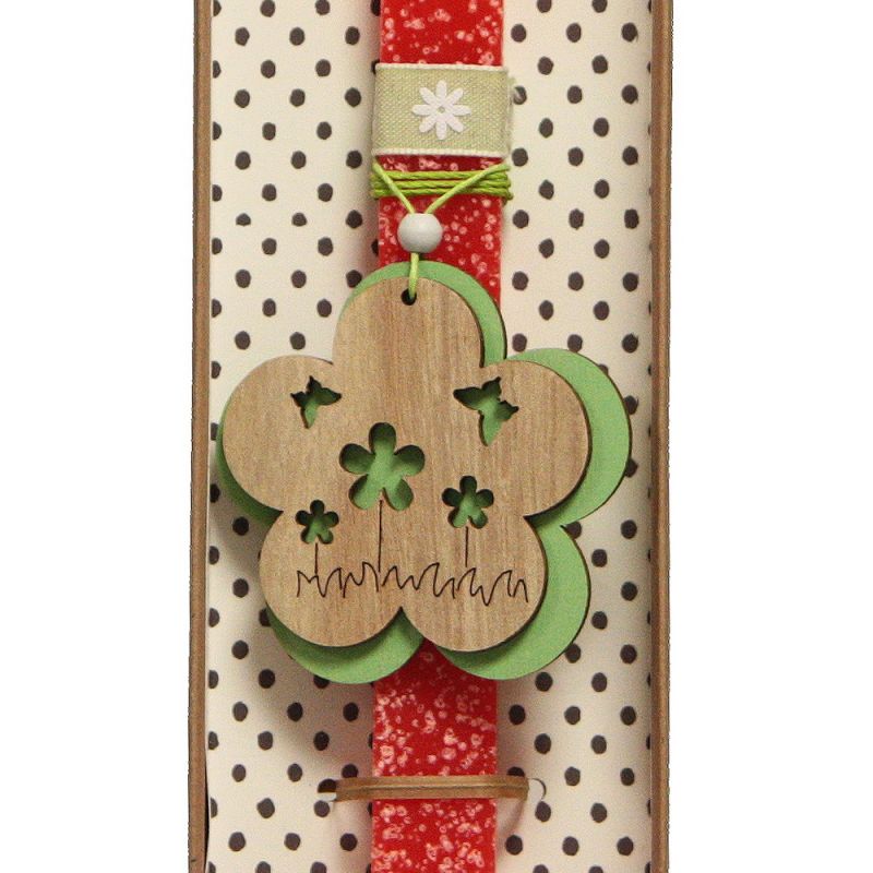 Easter Candle Wooden spring hanger