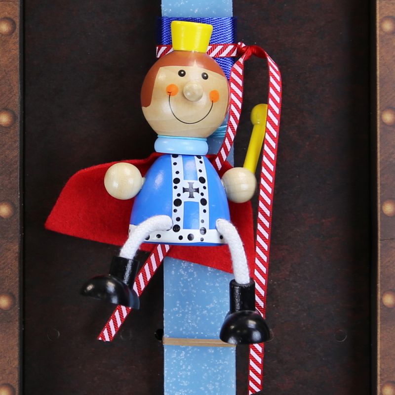 Easter Candle wooden soldier