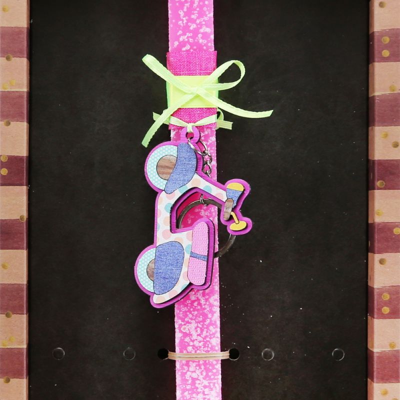 Easter Candle scooter key ring