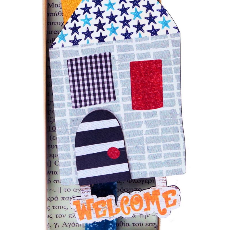 Easter Candle House welcome hanger