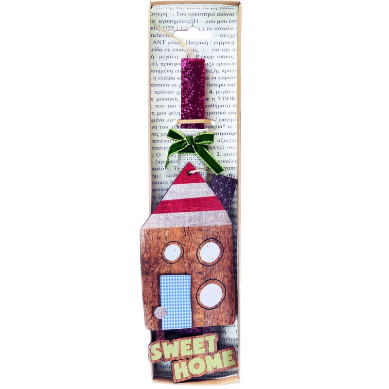 Easter Candle House welcome hanger