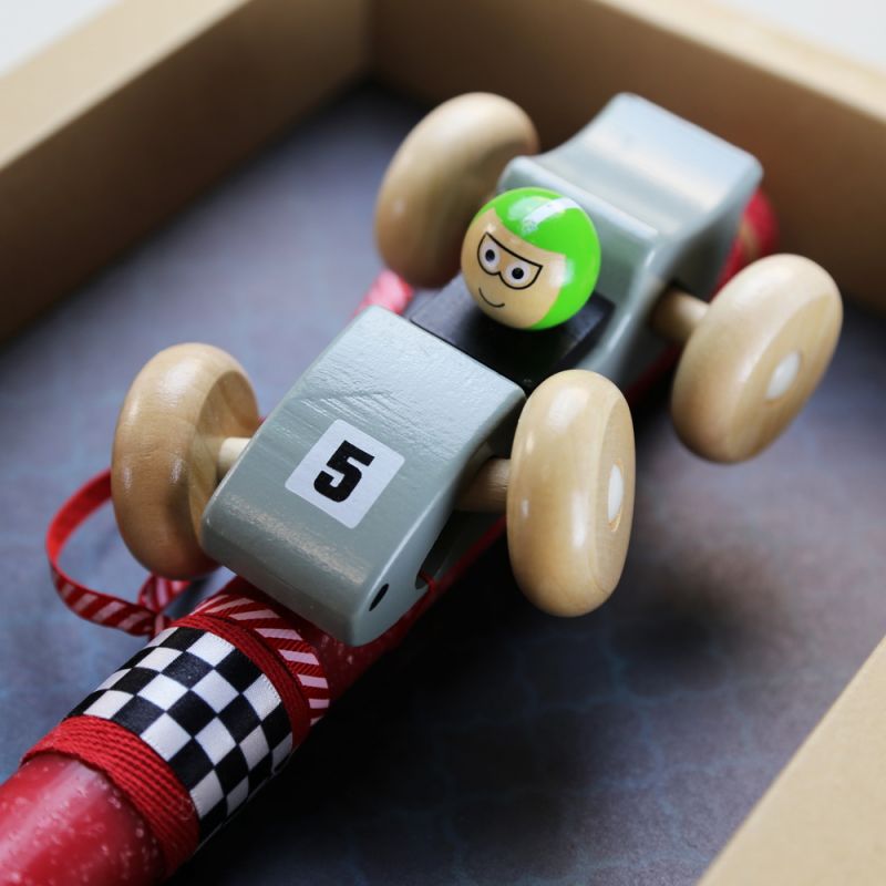 Easter Candle wooden car Twister