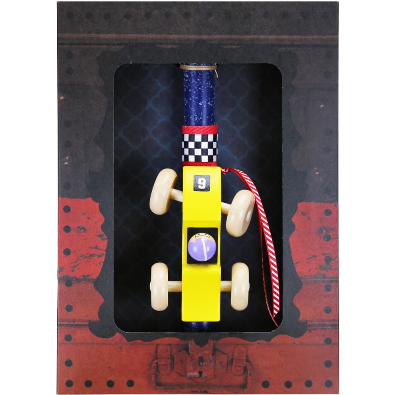 Easter Candle wooden car Twister