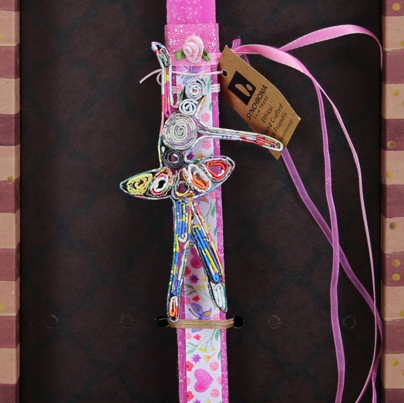 Easter Candle Ballerian - Recycled Paper