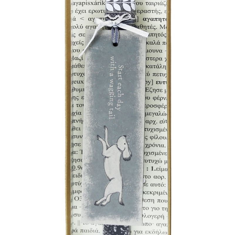 Easter Candle Bookmark-Running dog