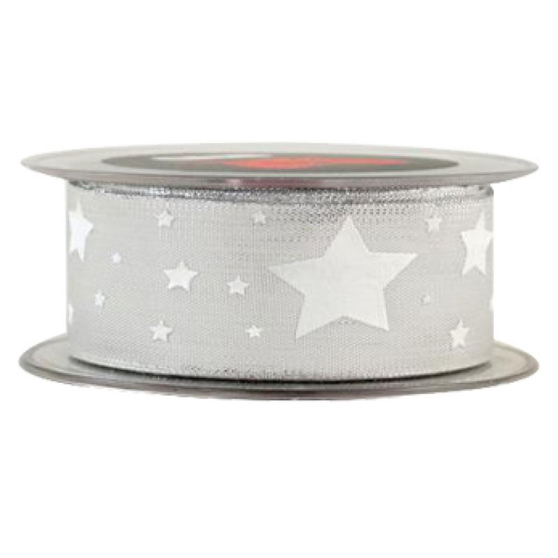 GLOSS LITTLE STAR 2,3cmx9m-silver-white