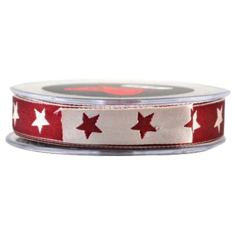 DOUBLE FACE STAR 1,5cmx9m-dark red