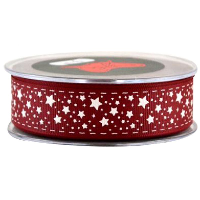 GRO  STARS AND STITCHES 2,3cmx9m-dark red