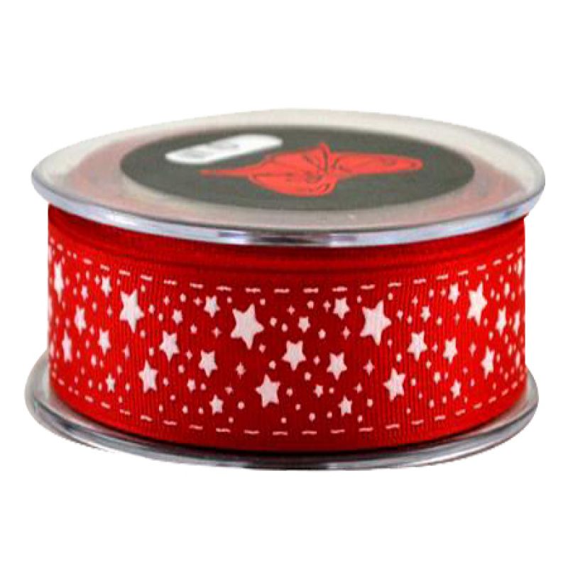 GRO  STARS AND STITCHES 3,8cmx9m-red