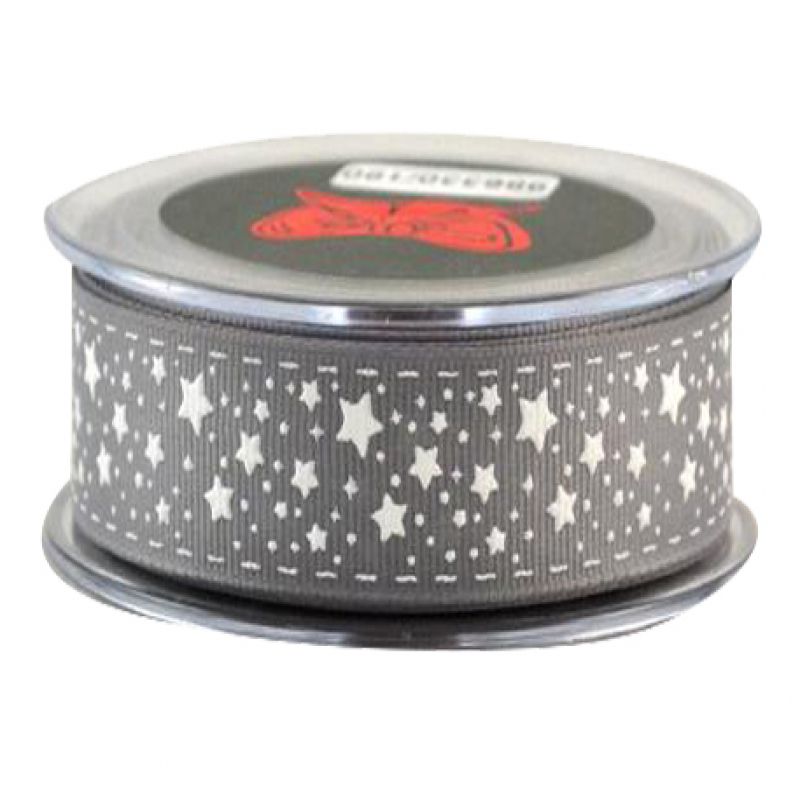 GRO  STARS AND STITCHES 3,8cmx9m-grey