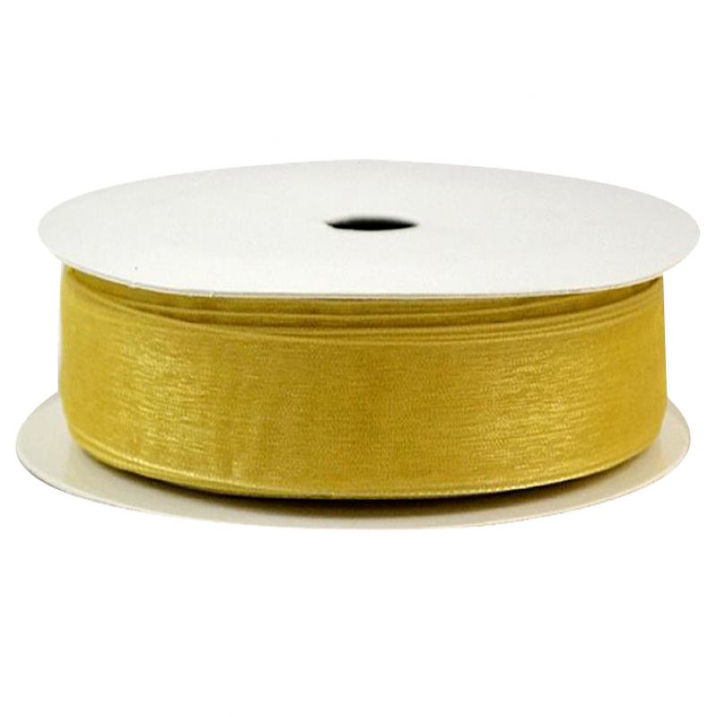 ORGANZA THIN EDGE 4cmΧ23m-gold