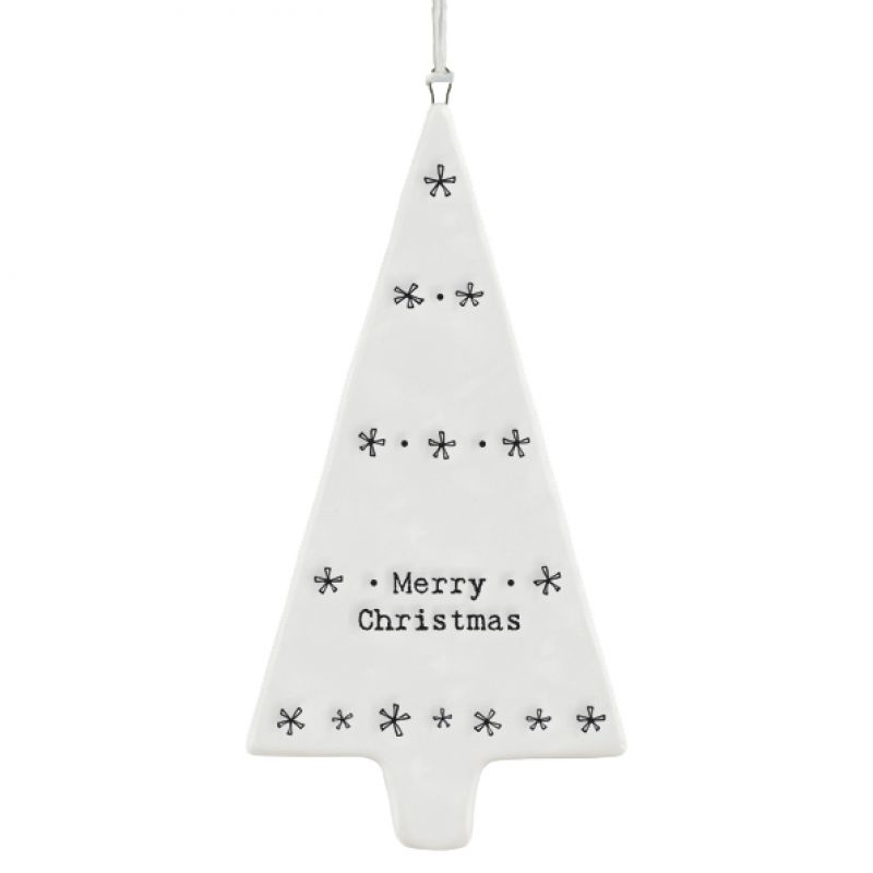Porcelain hanger-Tree/ M Christmas