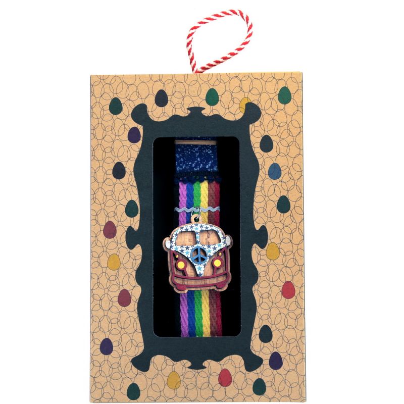 Easter Candle Camper key ring