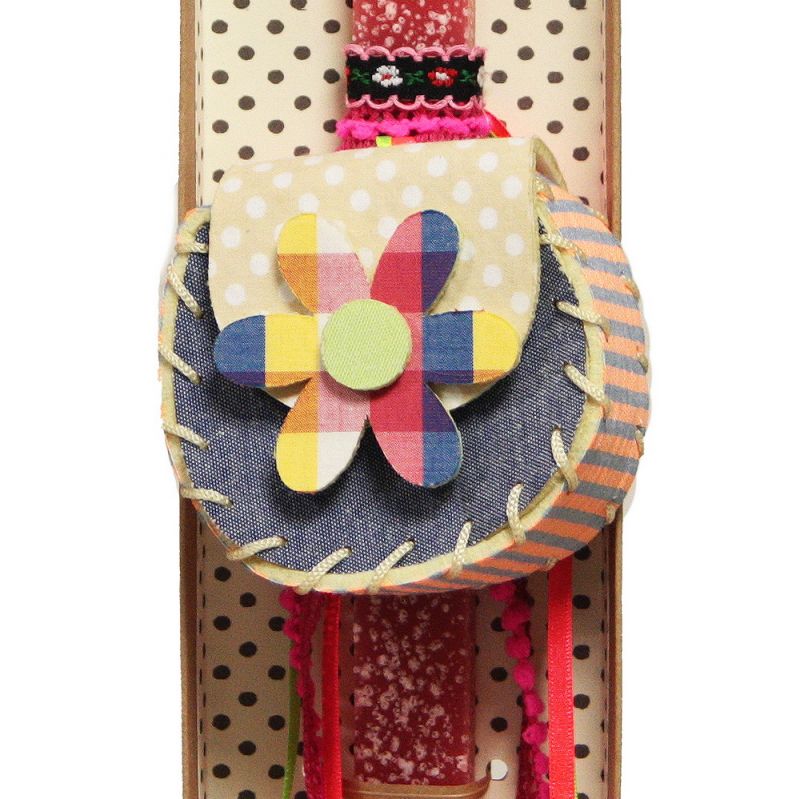 Easter Candle Purse with flower