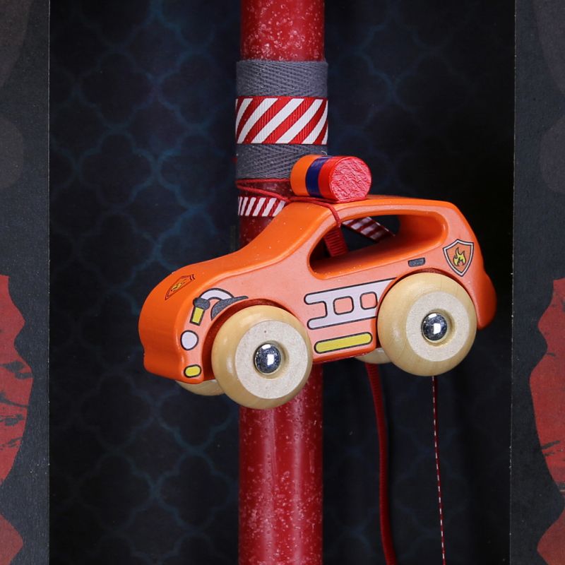 Easter Candle wooden SUV