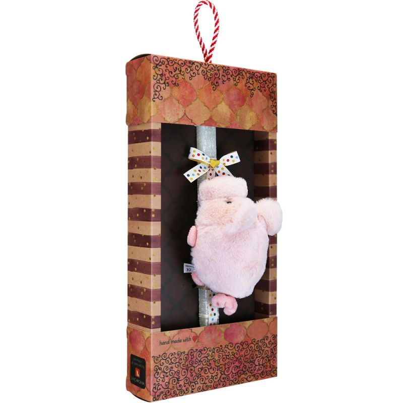 Easter Candle Pig screen wipe