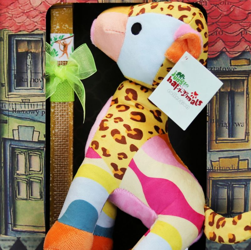 Easter candle with Jungle Plush - Leopard