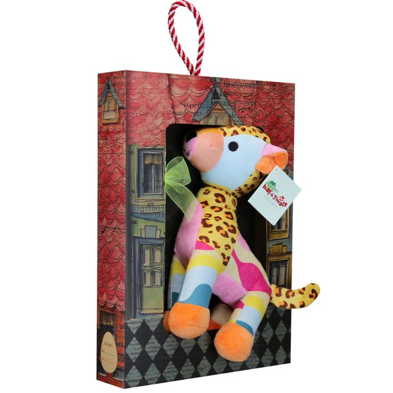 Easter candle with Jungle Plush - Leopard