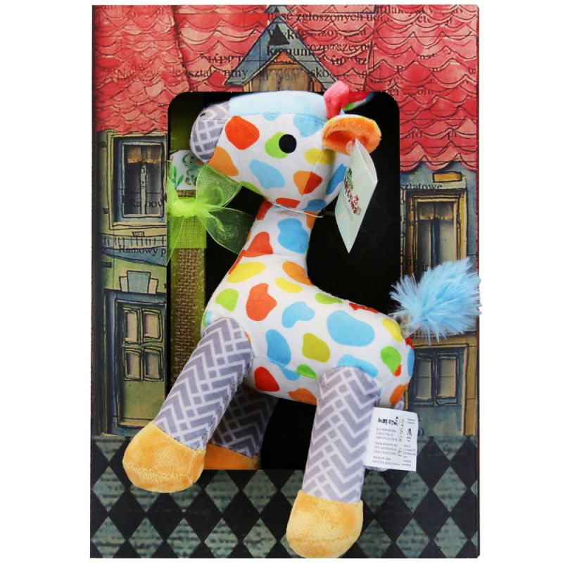 Easter candle with Jungle Plush - Giraffe