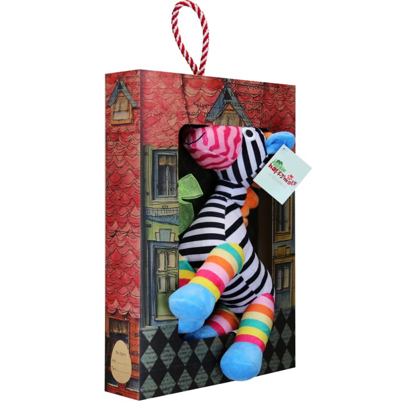 Easter candle with Jungle Plush - Zebra