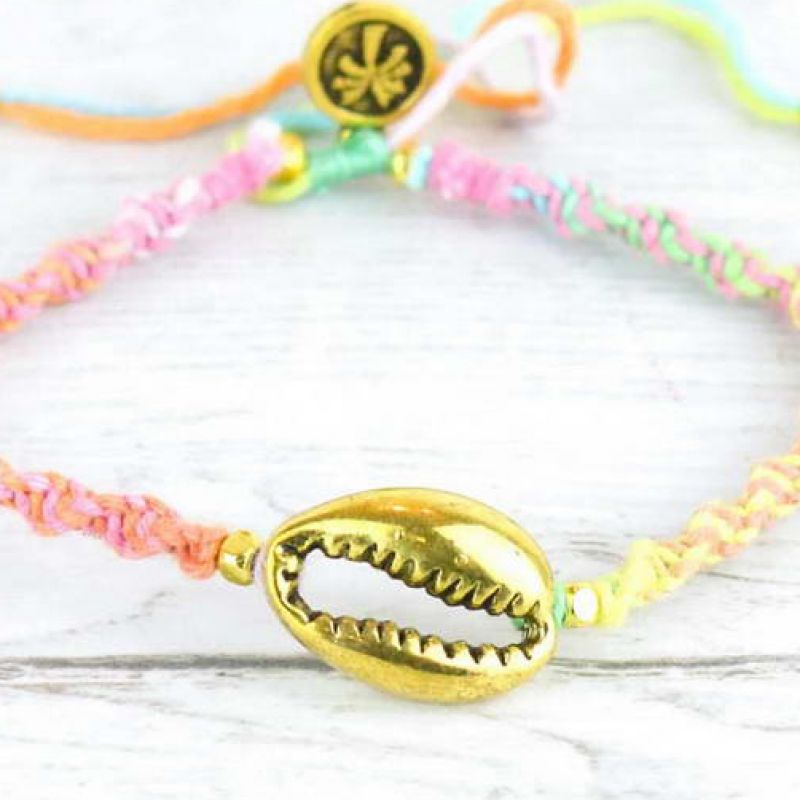 Surf bracelet with charm