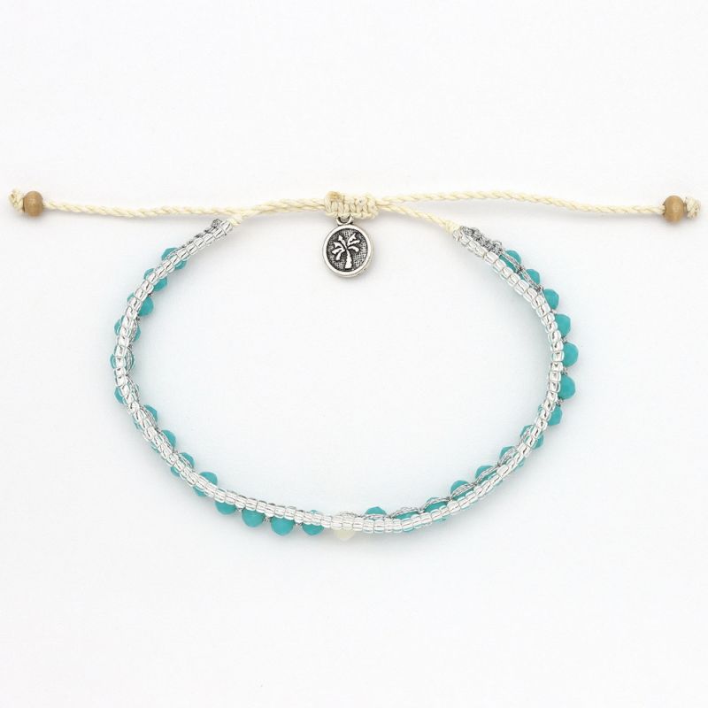 Doubled style beaded bracelet