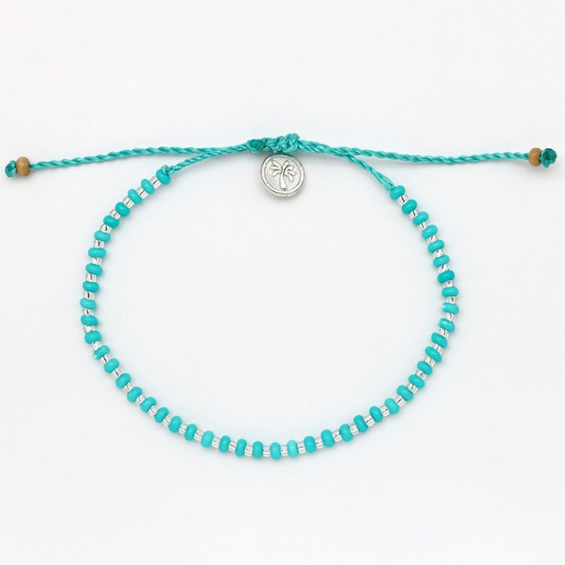 Adjustable beaded bracelet