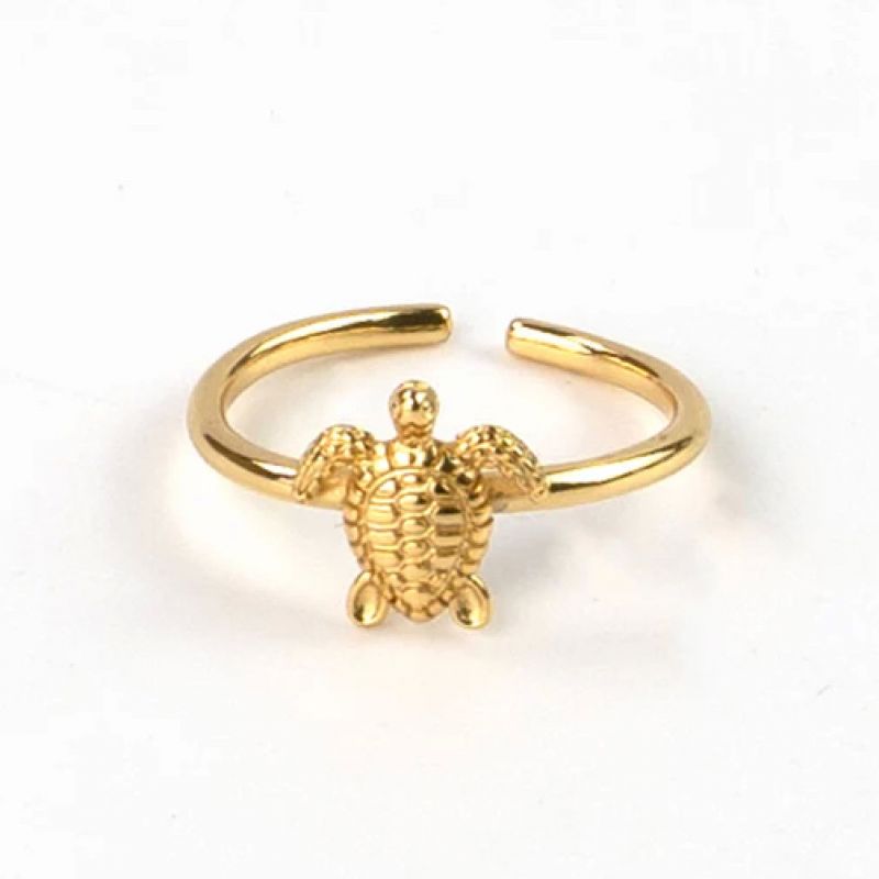 Δακτυλίδι χελώνα - χρυσό