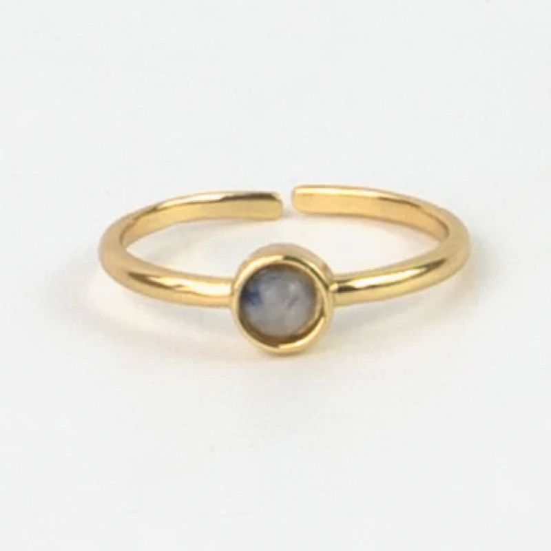 Δακτυλίδι με Lapis lazuli - χρυσό