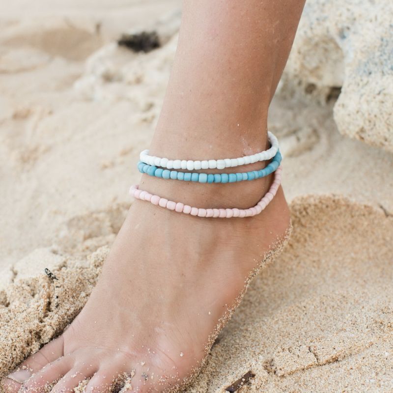 Beaded anklet