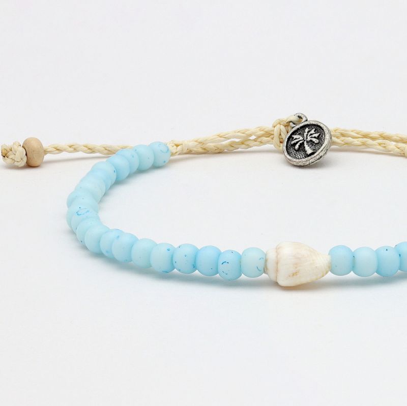 Bead and shell anklet